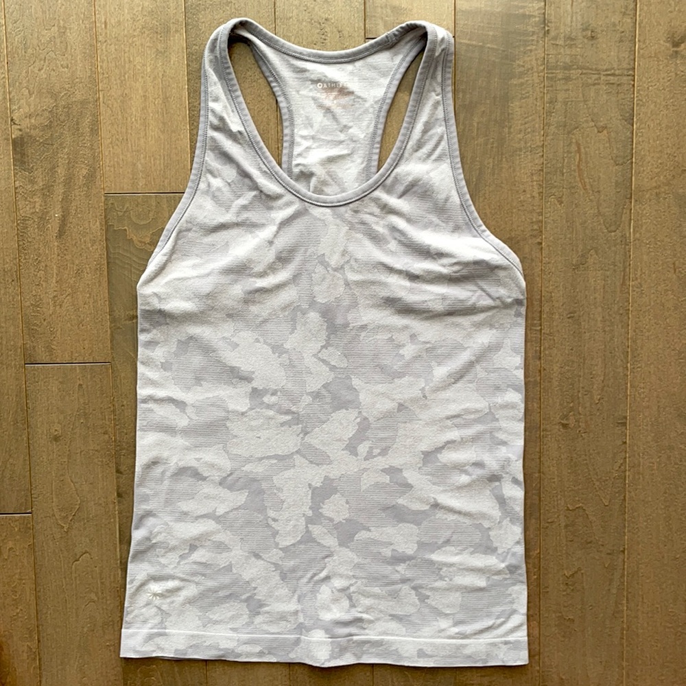 Athleta Momentum Tank - Grey Camo